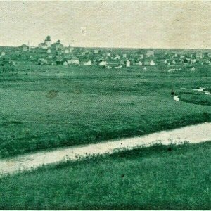 Early Panorama Jasper Minnesota MN UNP UDB Unused Postcard 1900s Hawkeye Art Co