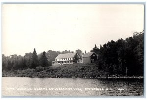 c1910's Camp Idlewild Second Connecticut Lake Pittsburg NH RPPC Photo Postcard