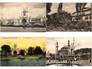 EXPOSITION 1905 LIEGE (Belgium) 37 Vintage Postcards (L5706)