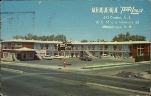 Albuquerque NM Route 66 Travelodge MOtel Postcard