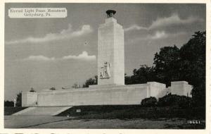 PA - Gettysburg. Eternal Light Peace Memorial Memorial