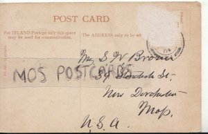 Genealogy Postcard - Broner? - Standish St, New Dorchester, U.S.A. - Ref. R1004