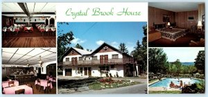 ROUND TOP, New York NY ~ Roadside CRYSTAL BROOK HOUSE Catskills 4x9 Postcard