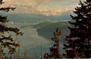 Canada British Columbia Burnaby Indian Arm From Burnaby Mountain