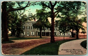 Strawberry Mansion Fairmount Park Philadelphia PA UNP DB Postcard C14