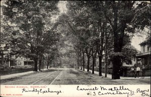 Rome Georgia GA Second Ave c1910 Postcard