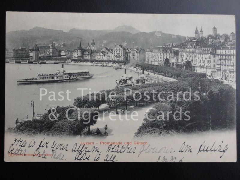 c1905 PC - Switzerland: Luzen - Promenade und Gutsch