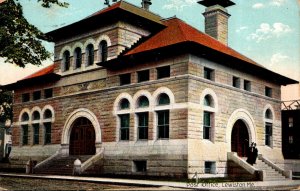 Maine Lewiston Post Office 1910