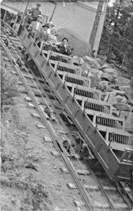 MANITOU COLORADO~INCLINE RAILROAD TO MOUNTAIN~REAL PHOTO POSTCARD 1920s