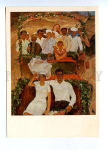 142314 August Wedding by NECHIPORENKO Old russian Soviet PC