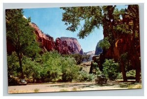 Vintage 1960's Postcard Temple of Sinawava Zion National Park Utah