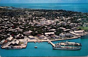 Florida Key West Aerial View 1977