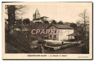 Postcard Modern Army Oradour sur Glane Le Moulin and & # 39eglise