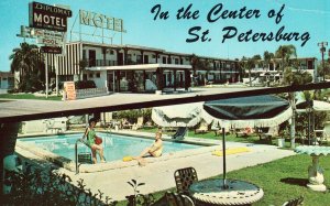 Diplomat Motel - St. Petersburg, Florida - Vintage Postcard