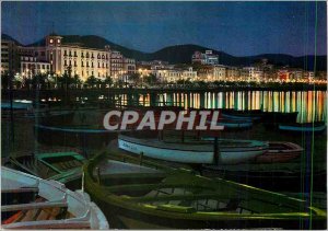 Postcard Modern Salerno Night Walk