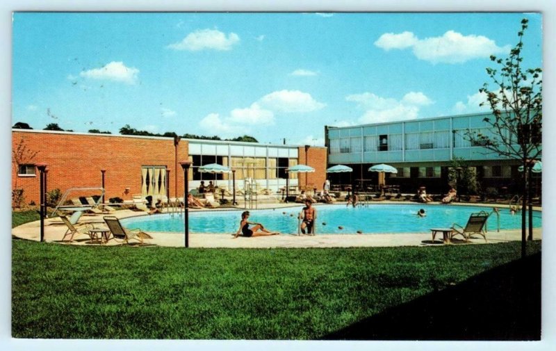 COLUMBUS, Ohio OH ~ Roadside IMPERIAL HOUSE ARLINGTON Motel 1960s-70s Postcard