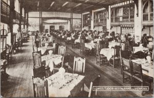 Liverpool England Lewis Tudor Restaurant Interior Unused Postcard E82