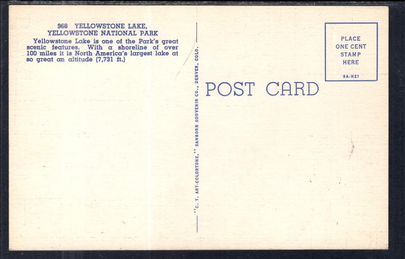 Yellowstone Lake,Yellowstone National Park