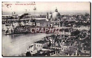 Old Postcard Venezia Panorama dal Campanile