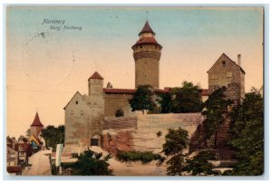 c1910 View of Castle Clearance Nuremberg Germany Posted Antique Postcard