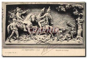 Postcard Old 20 September 1792 Battle of Valmy