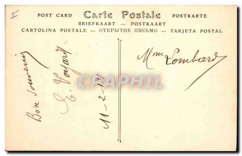 Old Postcard Paris View of the Sacred Heart taken of the Eiffel Tower during ...