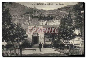 Old Postcard Brides les Bains Casino