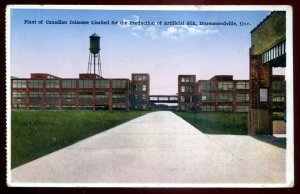 dc1896 - DRUMMONDVILLE Quebec Postcard 1910s Canadian Celanese Plant