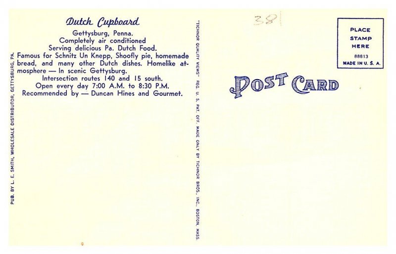 Pennsylvania Gettysburg , Dutch Cupboard