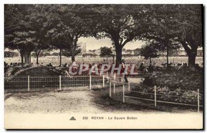 Old Postcard Royan The Square Botton