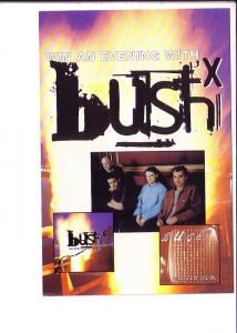 Bush X Contest Entry Postcard 1997 Sam the Record Man, Much Music