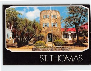 Postcard The Famous Tower on the Bluebeard's Castle Hotel, U. S. Virgin Islands