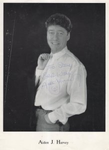 Aiden Harvey New Faces Comedian Hand Signed 10x8 Photo
