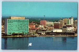 1960 Jacksonville Florida Postcard Atlantic Coast Line Railroad Building Hall