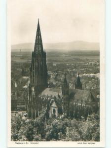 old rppc NICE VIEW Freiburg Im Breisgau - Baden-Württemberg Germany i2800