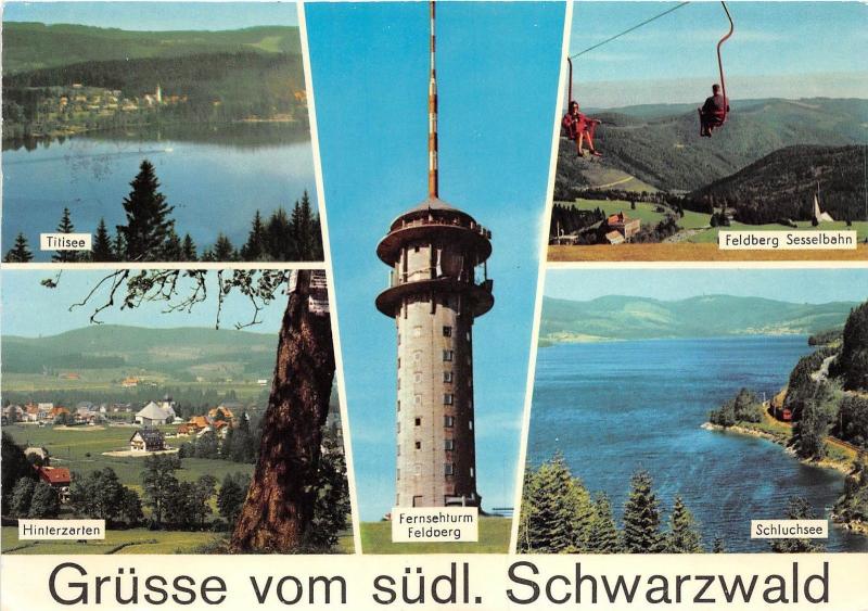 B35302 Fernsehturm Feldberg Schwarzwald germany