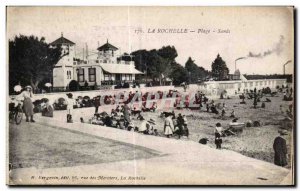 Old Postcard La Rochelle Sands Beach