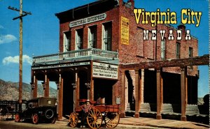 USA The Territorial Enterprise Virginia City Nevada Chrome Postcard 08.56