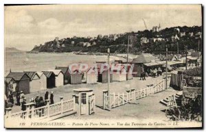 Old Postcard Perros Guirec Pointe Pors Nevez Casino Terraces of View