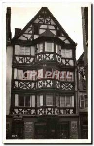 Old Postcard Saverne Old House