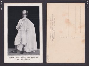 Vintage postcard Germany Circus Paulini Original genius