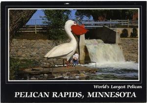 World's Largest Pelican - Pelican Rapids MN, Minnesota - pm 1993