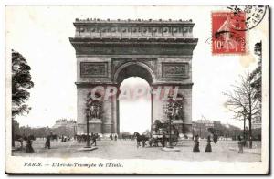 Paris Old Postcard Triumph of the & # & # 39arc of 39etoile