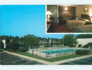 Unused Pre-1980 QUALITY INN MOTEL & POOL Florence South Carolina SC u5570