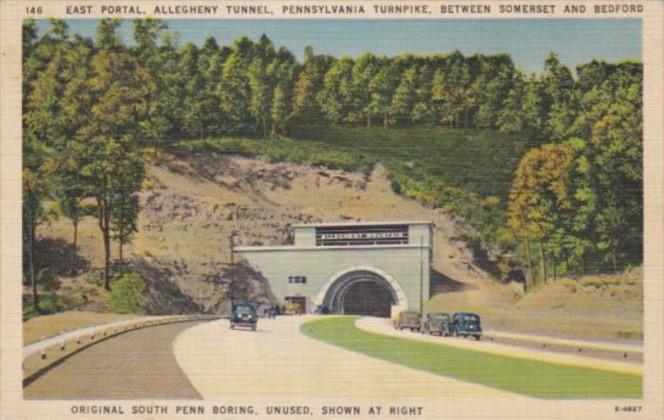 Pennsylvania Turnpike East Portal Allegheny Tunnel Between Somerset and Bedfo...