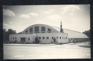 RPPC COOKSTON MINNESOTA WINTER SPORTS PALACE REAL PHOTO POSTCARD