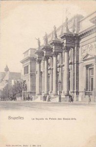 Belgium Brussels La facade du Palais de Beaux Arts 1903