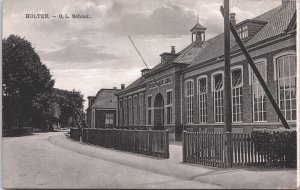 Netherlands Holten O.L. School Vintage Postcard 04.09