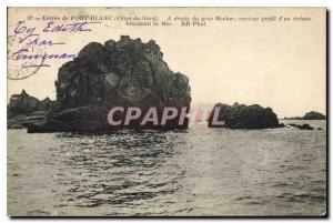 Postcard Old Port Entrance White (North Coast) the right of the big Rock curi...
