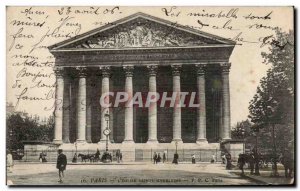Paris Old Postcard Eglise Sainte Madeleine